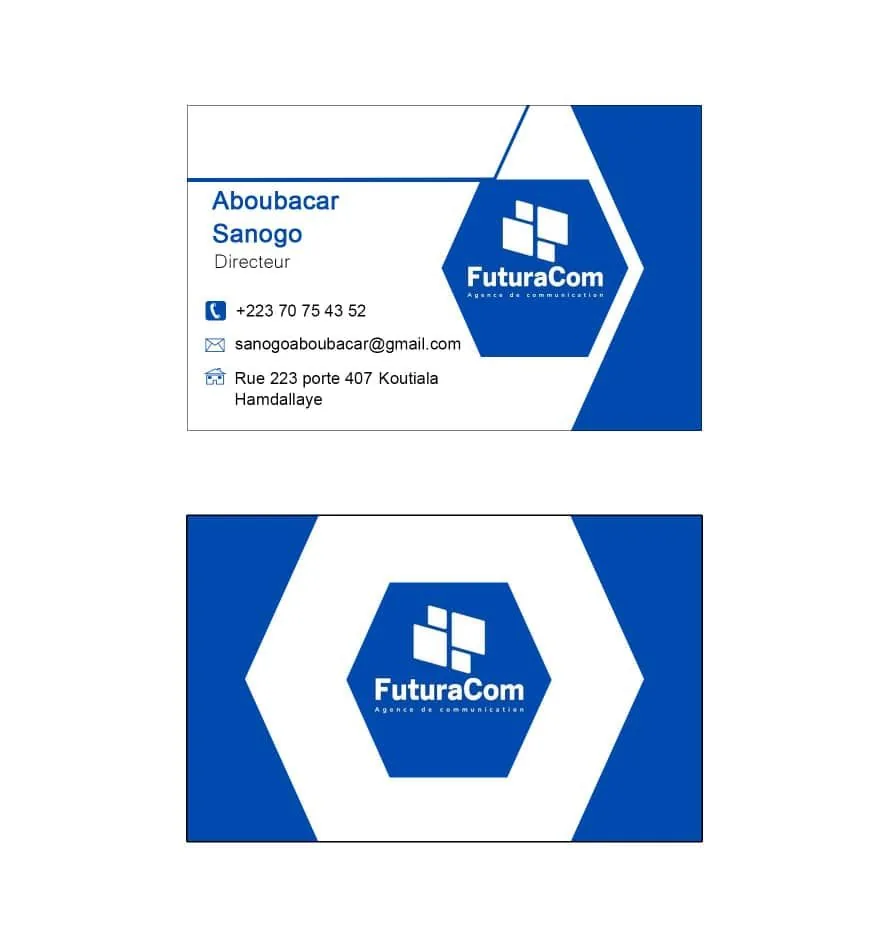 FuturaCom — Carte de visite